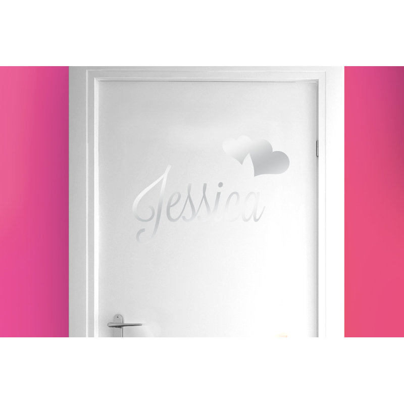 Wall Decal, Shiny Silver