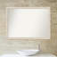 Miroir mural non biseauté en bois franc-1050724291