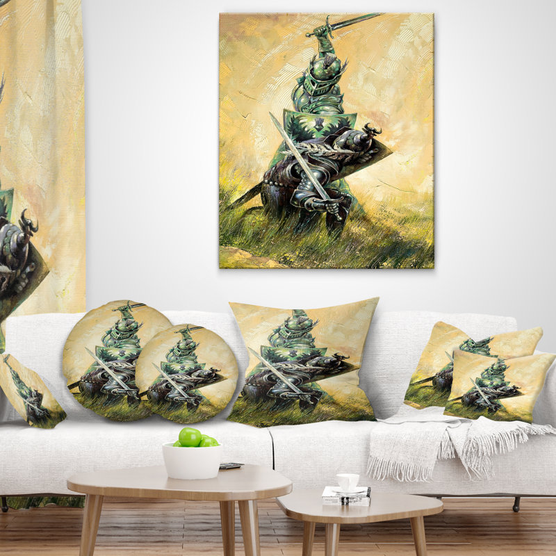 Coussin The Duel, Rectangulaire, 12 po x 20 po