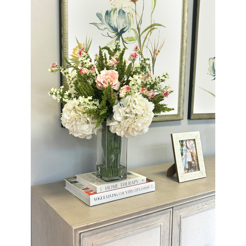 Rose And Hydrangea Arrangement