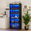 Vitrine à DEL 65 "avec portes et tablettes réglables-123677110