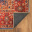Tapis oriental bleu marine / rouge / orange-1851987111