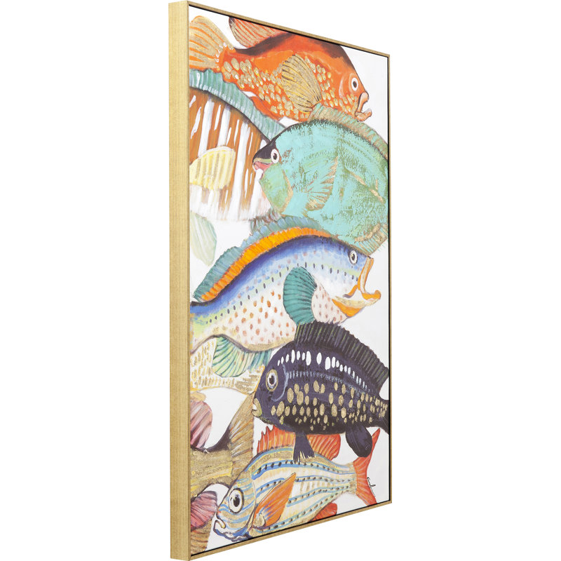 Picture Touched Fish Meeting Two 75x100cm