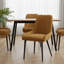Cheney 49cm H Polyester Blend Upholstered Metal Full Back Side Chair-1922286119