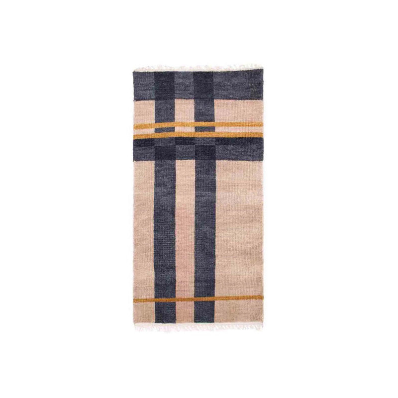 Hand Knotted Wool Area Rug, Rectangle 8' x 10'