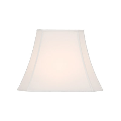 Abat-jour cloche en soie / chant 13 po H 13 po