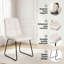 Ensemble de table et de chaises rondes pour 4 personnes, de style moderne, aspect bois, avec 4 chaises rembourrées avec piètement en traîneau. Économisez de l'espace idéal pour les petits espaces.-1280322218