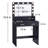 Vanity Desk With Mirror And Lights, Dressing Table With Large Drawer, 2 Level Storage Dresser & 3 Lighting Modes Adjustable Brightness, Suitable For Bedroom-1724305771