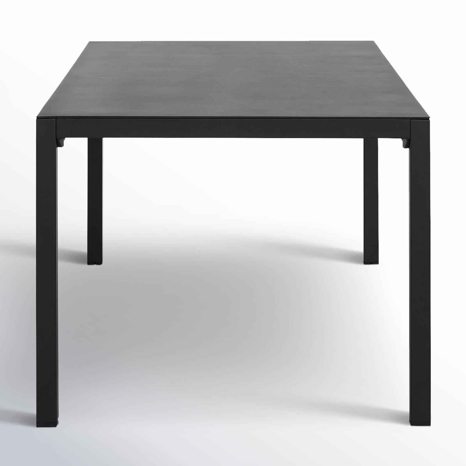Armando 64" Patio Dining Table, Black