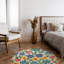 Tapis tressé Fresh Petal Blossoms-106464347