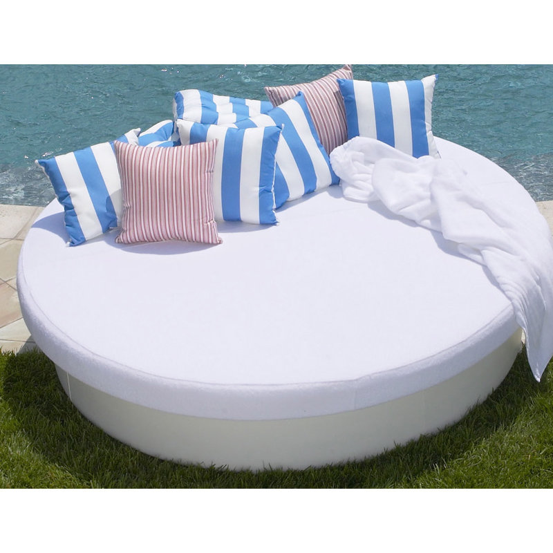 SunPad Outdoor Topper Cover, Chill White
