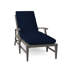 Croquet Aluminum 78.38" Long Reclining Single Chaise with Cushions-63361373-70085685-70085748