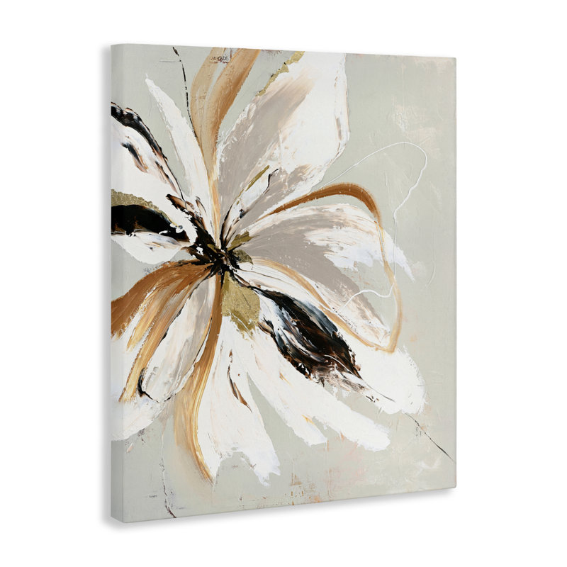 Toile de fleurs expressive Cornelia, design par Design Fabrikken
