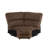 Brown Fabric Living Room U Shape Intelligent Serenity Recline Sofa Set
