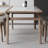 Modern simple home rock plate dining table sets-104848902