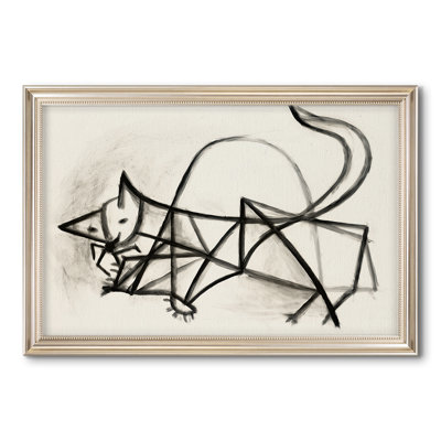 Study of a Cat (Étude de chat), 1946-Pablo Picasso-Custom Framed Canvas