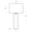 Lampe de table Gear Alabaster