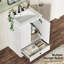 Meuble-lavabo simple 24 po avec comptoir en céramique 24 po-119636617