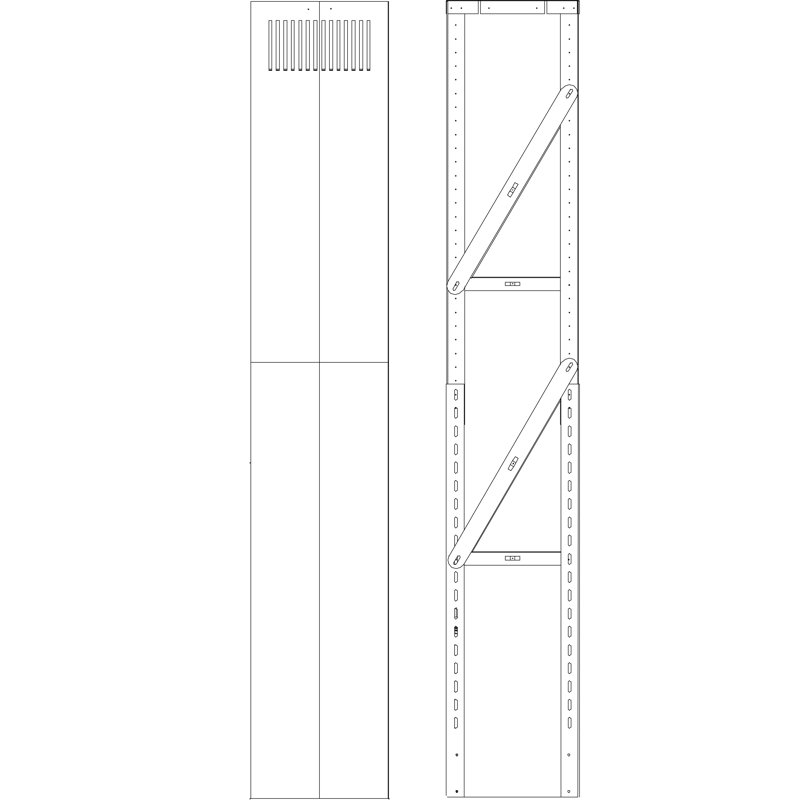 Core Range Hood Chimney Extension for 47 ft. to 80 ft. Ceilings