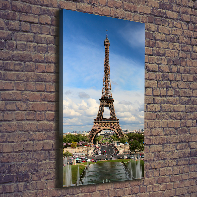 Eiffel Tower Paris - Wrapped Canvas Print