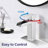 Elegant Brushed Nickel Bathroom Faucet - Single Handle Waterfall With Deck Plate & Pop Up Drain Modern Sink Tap-125364275