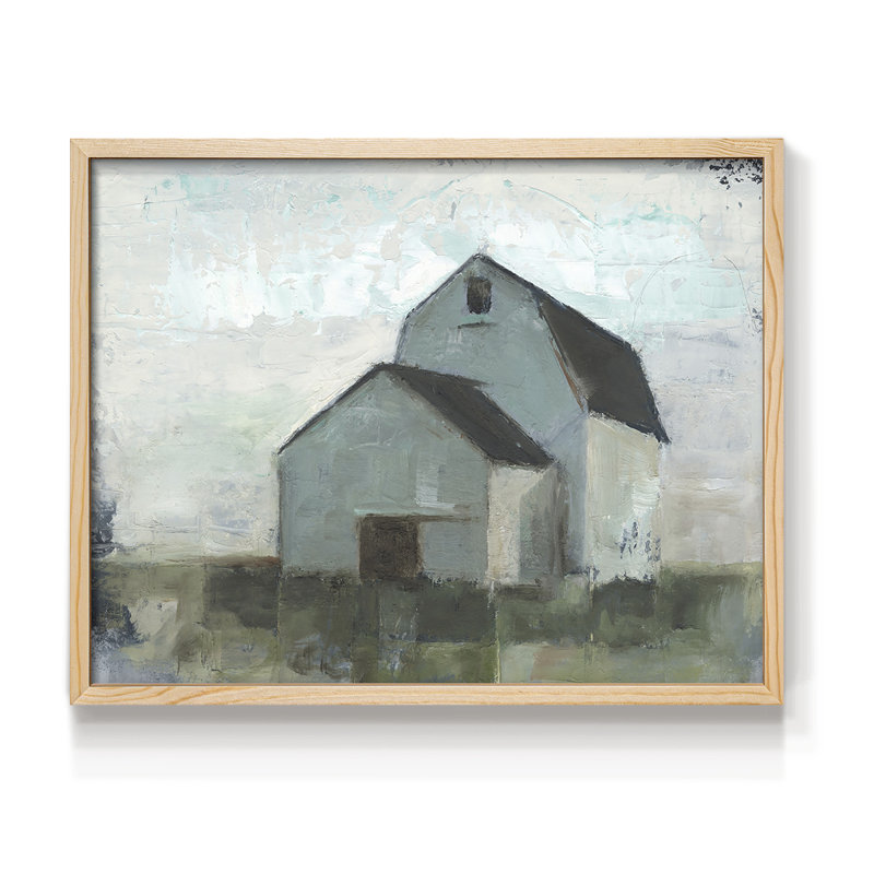 «Barn at Sunset I», reproduction encadrée, Naturel, H 11 po x l 14 po