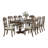 Britza 8 - Person Extendable Trestle Dining Set