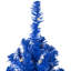 Pre-Lit Medium Artificial Pine Christmas Tree - Royal Blue - Clear Lights-1968672301