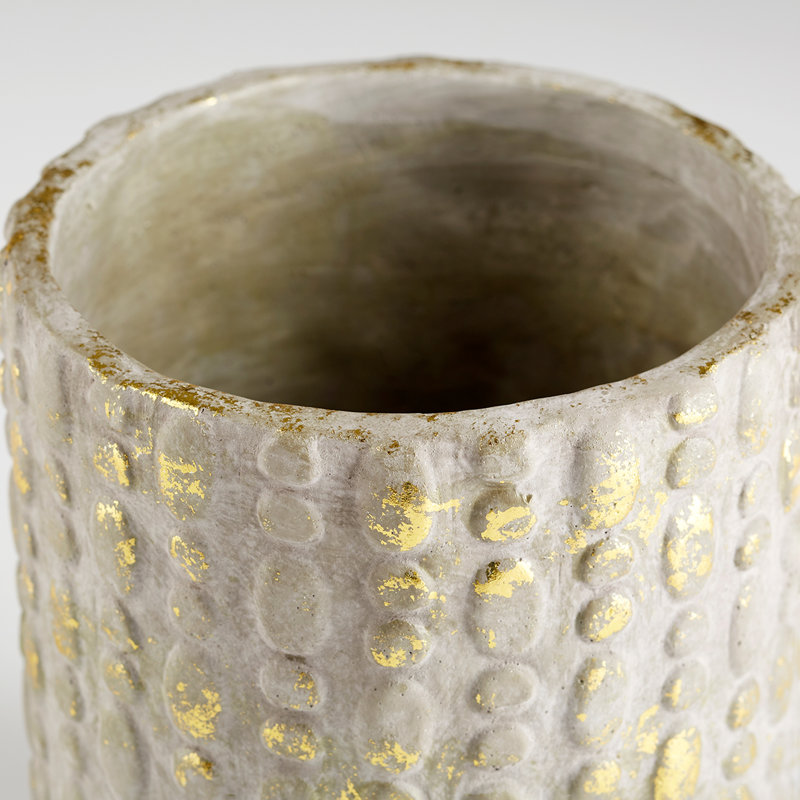 Homage Planter, 9" H x 7.25" W x 7.25" D