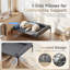 Lit surélevé pour chien avec coussins, lits surélevés pour l'intérieur et l'extérieur-1582214153