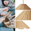 Luminaire suspendu Daisy Cone Rattan