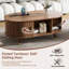 Table basse ovale avec rangement-1984258849