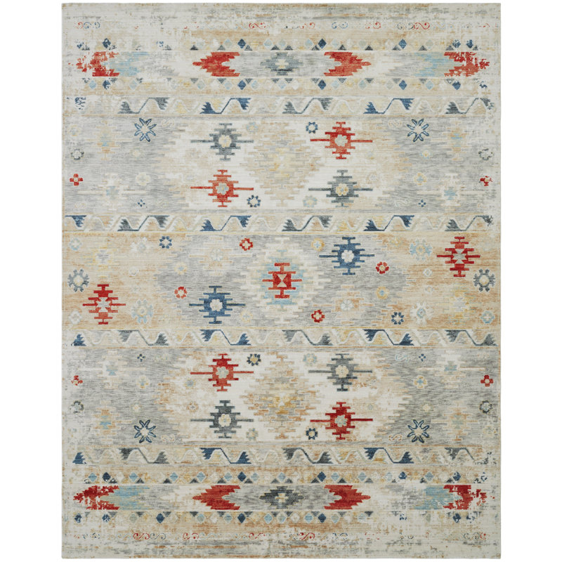Vittoriana Sand Multi Wool Hand Crafted Area Rug, Rectangle 12' x 15'