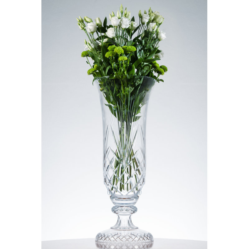 Majestic Glass Table Vase, 22" H x 8.5" W x 8.5" D