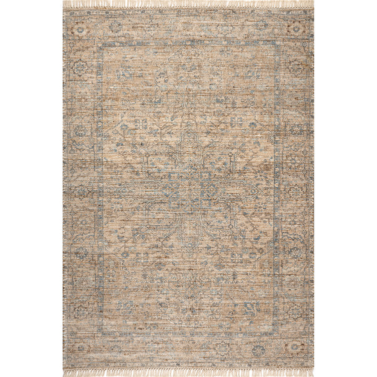 Persian Medallion Tassel Area Rug