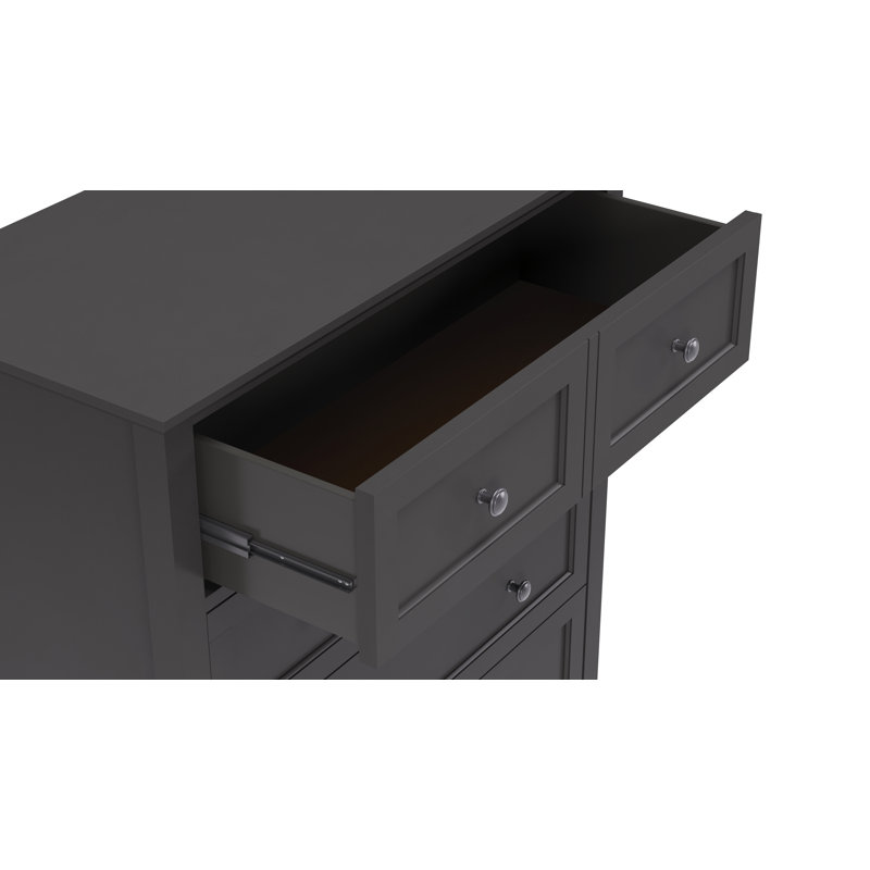 101.6cm W 5 - Drawer Chest of Drawers, Black