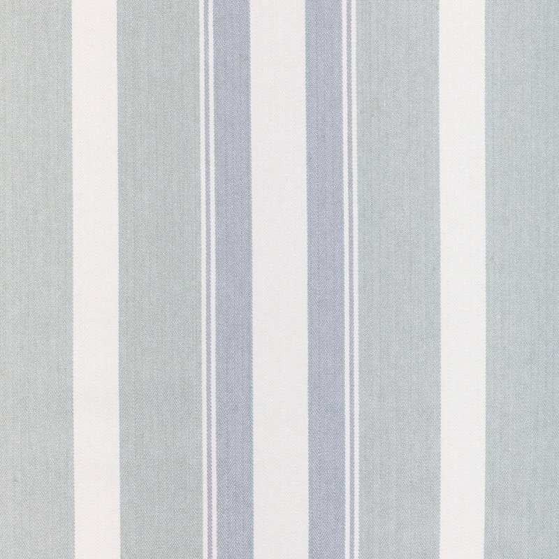 Natural Stripe Fabric, Seaglass