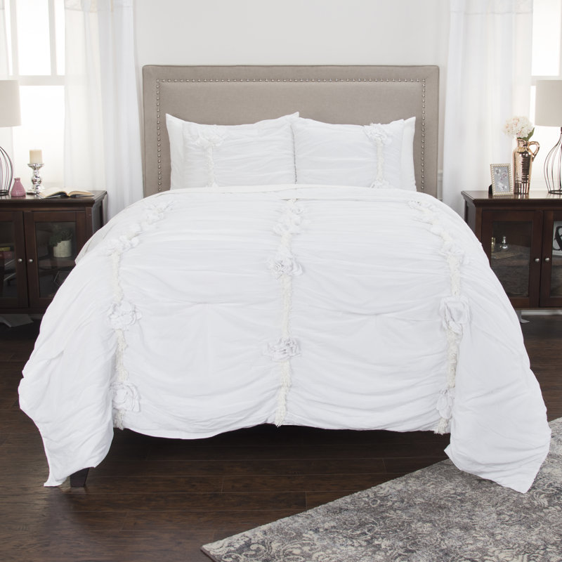 Courtepointe simple Aiyana, Très grand, Blanc