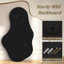 Irregular Wall Mirror, Asymmetrical Bathroom Vanity Mirror with Metal Frame, Modern Decorative Mirror-117010561-117010563