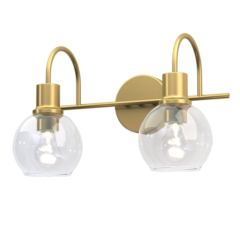 Retro Vanity Lights Wall Sconces Lighting Shades, 9.65" H x 15.75" W x 8.66" D, 2 Lights