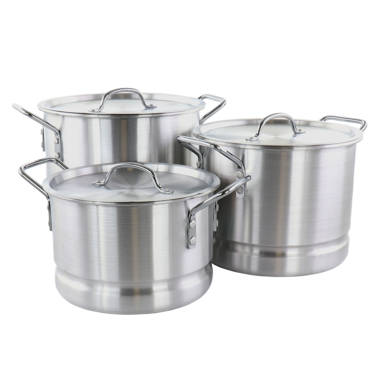 Gibson Home 8.5 qt. Stainless Steel Steamer Pot