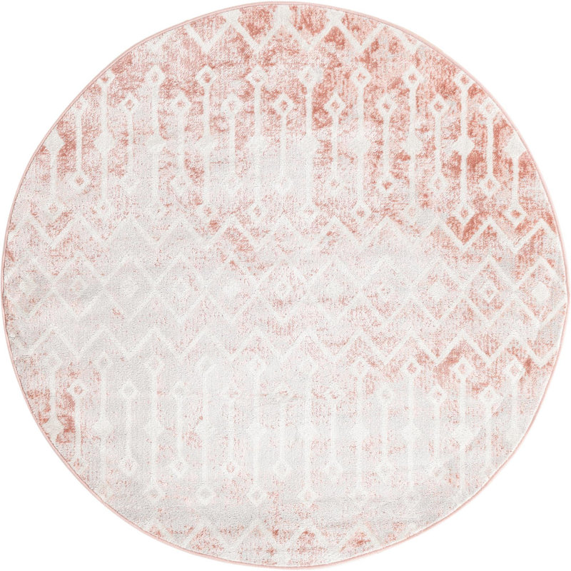 Abstract Indoor Rug, Round 3'