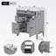 Meuble-lavabo simple avec plateau Thaddeus-1375064659