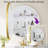 Gervon Round Wall Mounted Medicine Cabinet with Shelves-110687043-97885417