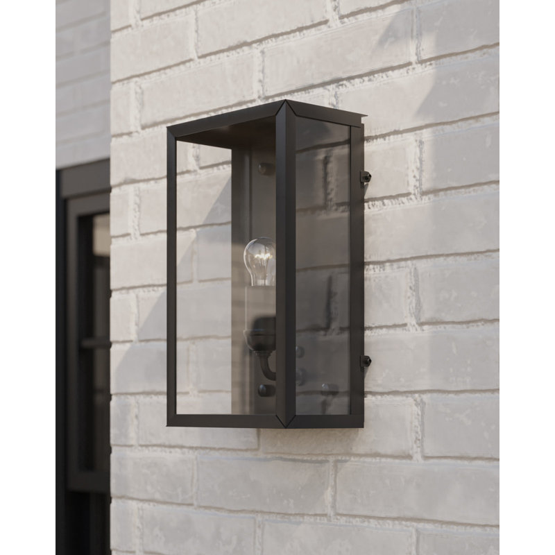 Royster 1 - Light Outdoor Wall Sconce, Matte Black