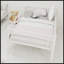 Lit superposé simple au-dessus d'un lit simple en métal-303415804