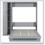 Murphy Bed Wall Bed With Shelves, Wardrobe And LED Lights-1230547486-1230547487