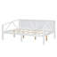 Lit de jour pleine grandeur - Polyvalent pour chambre d'amis / chambre d'enfant, conception peu encombrante-1530306939
