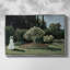 Femme dans le jardin, Sainte-Adresse, 1867 - Claude Monet, toile tendue avec châssis-132875213-132875215