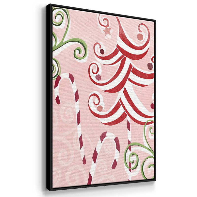 Candy Cane Holiday II, Noir, H 41 po x l 27 po x P 1,5 po